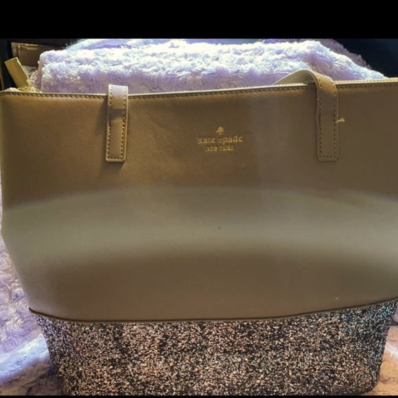 Kate Spade Glitter Tote - Picture 1 of 9